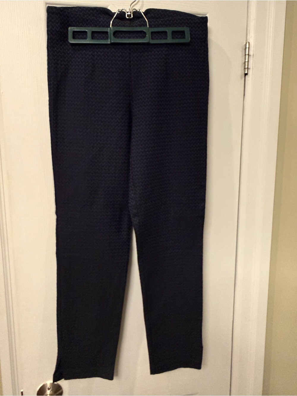 Tribal Black and blue Cropped Pants
